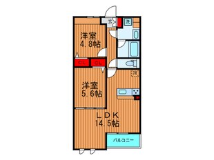 カシ－タ・ソルの物件間取画像